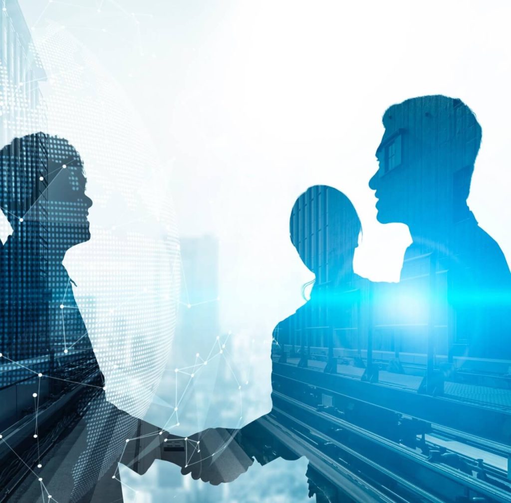 people hand shaking- best e-commerce website development company in dubai | Technoid FZE