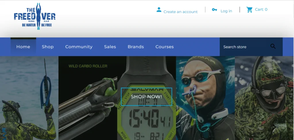 THE FREEDIVER - Desktop View [1]