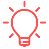 Bulb icon | e-commerce website development companies in dubai | Technoid FZE shopify development