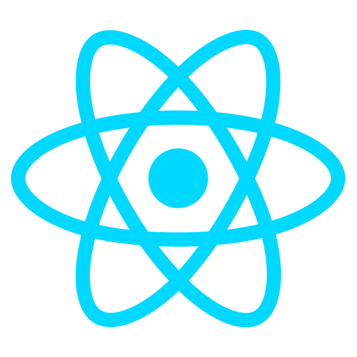 React logo - website and software development company Technoid FZE