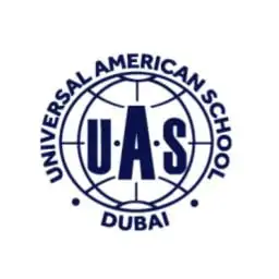 Logo of the Universal American School in Dubai - internationally accredited IB World School, offering a high-quality education